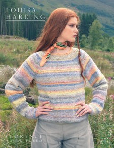 "Florence" Textured Striped Sweater Pattern