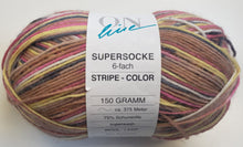 Supersocke 6 ply - "Stripe Color"