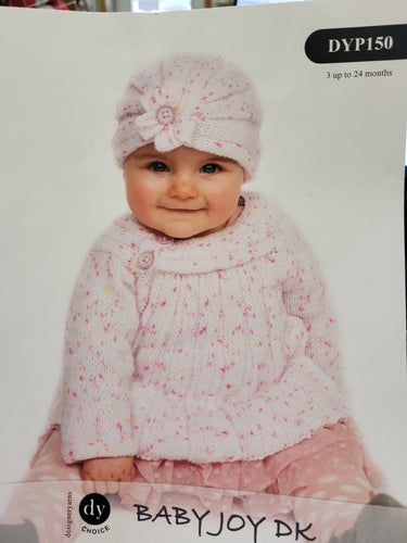 #DYP150 Baby Joy Sweater & Hat Pattern