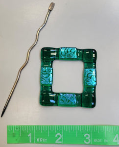 Glass Shawl Pin