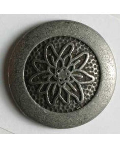 Edelweiss Full Metal Round Button
