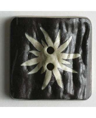Edelweiss Square Button