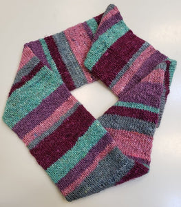 Staggered Stripes Cowl Pattern