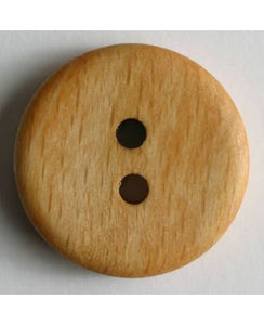 Wood Button-Brown