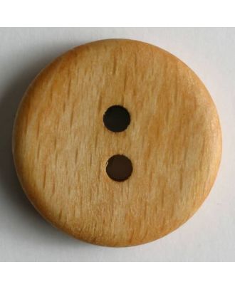 Wood Button-Brown