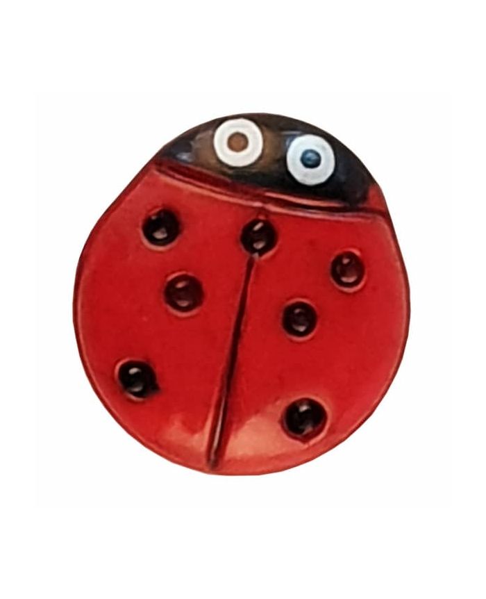 Ladybug Button