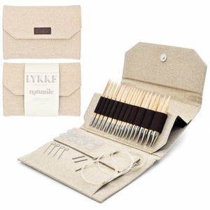 Lykke "Naturale" 5" Interchangeable Circular Needle Set