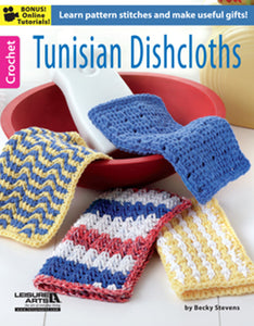 "Tunisian Dishcloths" Crochet Pattern Book
