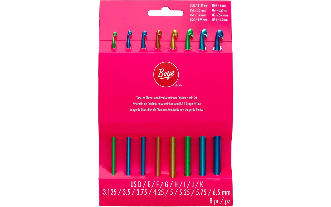 Boye Crochet Hook Set (Single Ended)