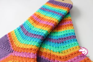 "Electric Slide" Sock Pattern (DK weight version)