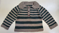 Child's Striped Henley Sweater