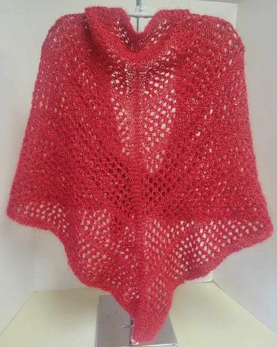 Red Sequin Shawl
