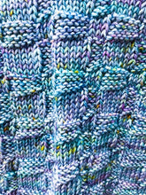 Banded Basket Stitch Baby Blanket