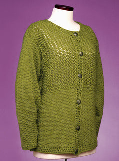 #102 Trellis Lace Cardigan Pattern