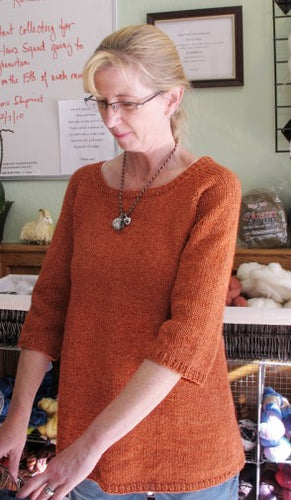 #115 Top Down Swing Pullover Pattern