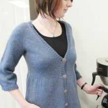 #118 Neck Down Swing Cardigan Pattern