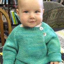 #1210 Button Front Baby Pullover Pattern