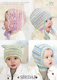 #1257 Crofter DK Baby Hats Pattern