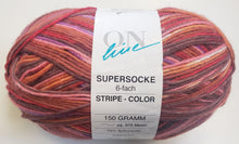 Supersocke 6 ply - "Stripe Color"