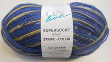 Supersocke 6 ply - "Stripe Color"