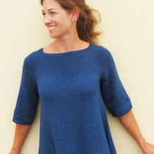 #128 Top Down Trapeze Pullover Pattern