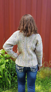 Crocheted Linen Stitch Jacket