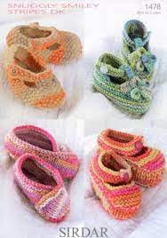 #1478 Sirdar Baby Shoes Pattern