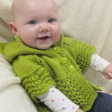 #1505 Lacy Baby Hoodie Pattern