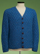#161 Garter Basketweave Cardigan Pattern