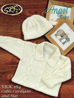 #SRK164 Cable Cardigan & Hat Pattern