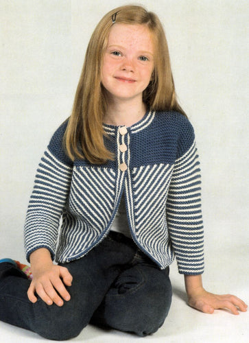 #1956- Child's 2 Color Jacket Pattern