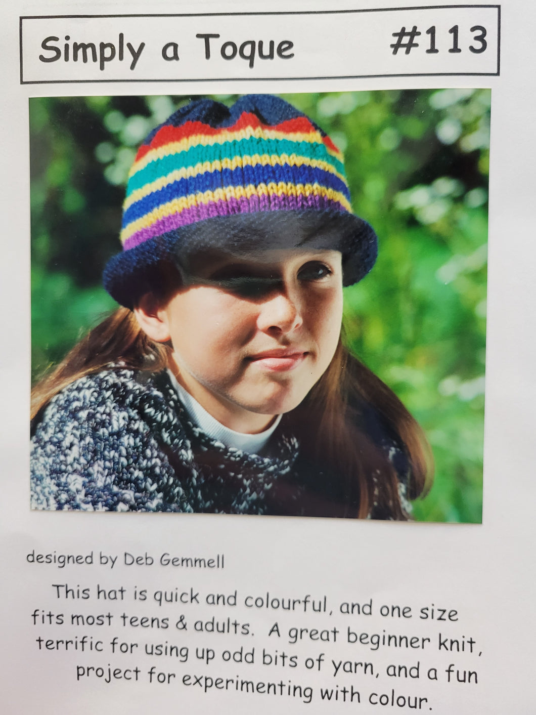 #113 Simply a Toque Pattern