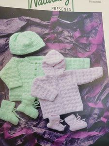 #K530 Jacket, Hat & Booties Pattern