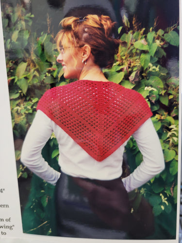 Ridged Eyelet-A Shapely Shawlette Pattern