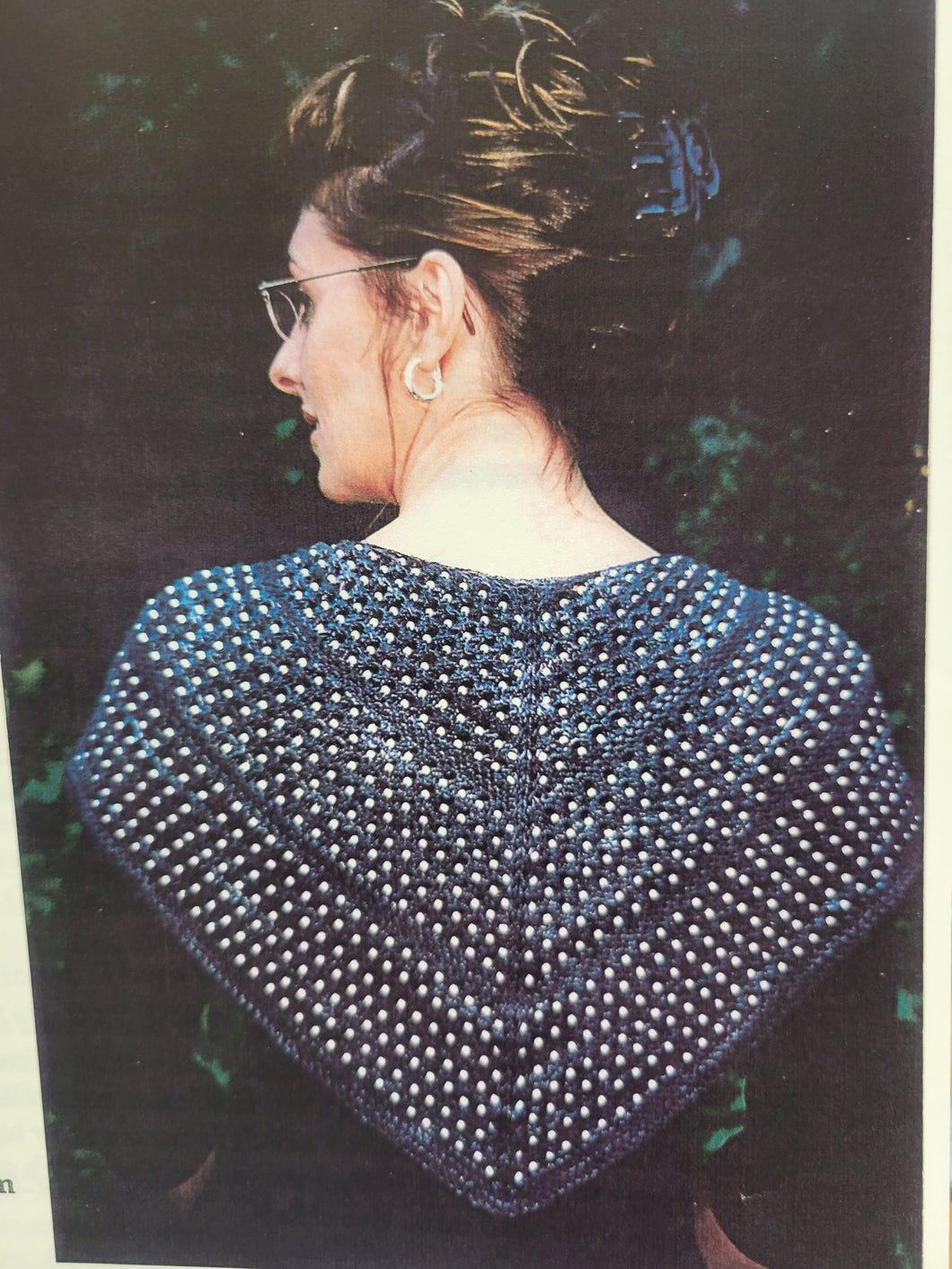 Beaded Eyelet-A Shapely Shawlette Pattern
