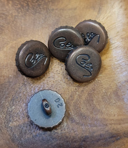 'Cola' Bottle Cap Buttons