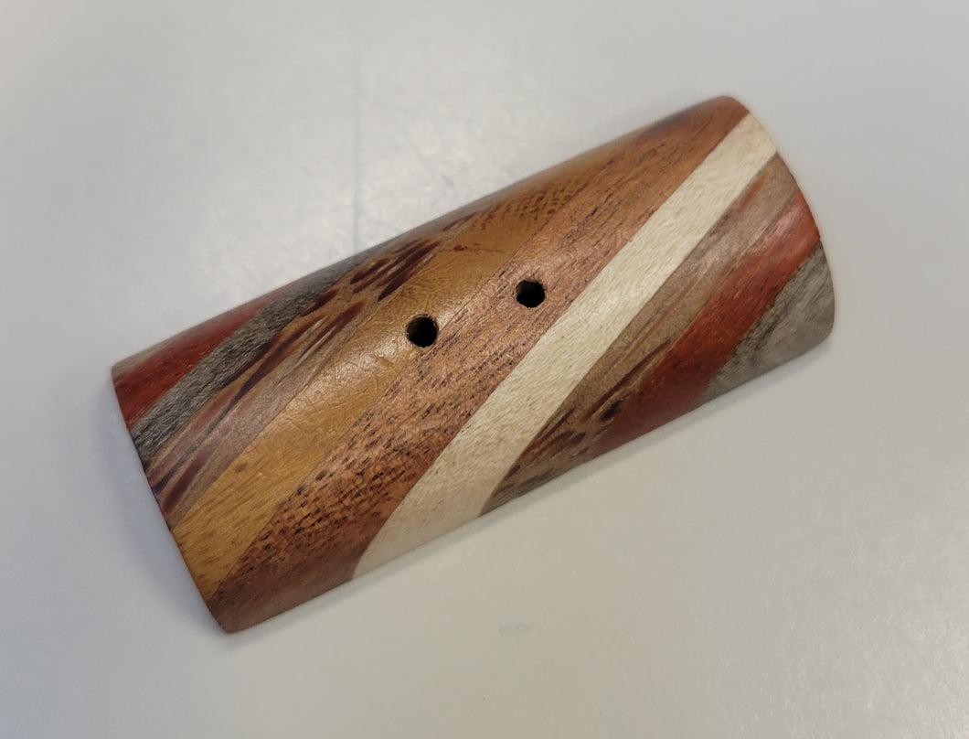 1/2 Barrel Wood Toggle Button
