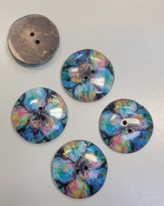 Paper/Coconut Button