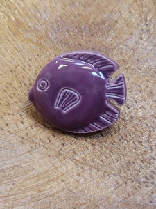 Glossy Fish Button