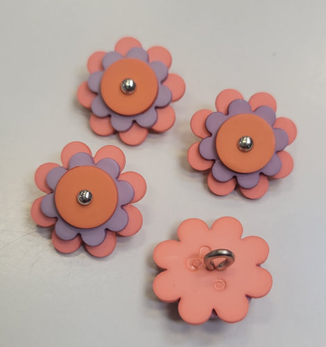 Multi Flower Button