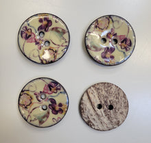Enamel Coconut Button