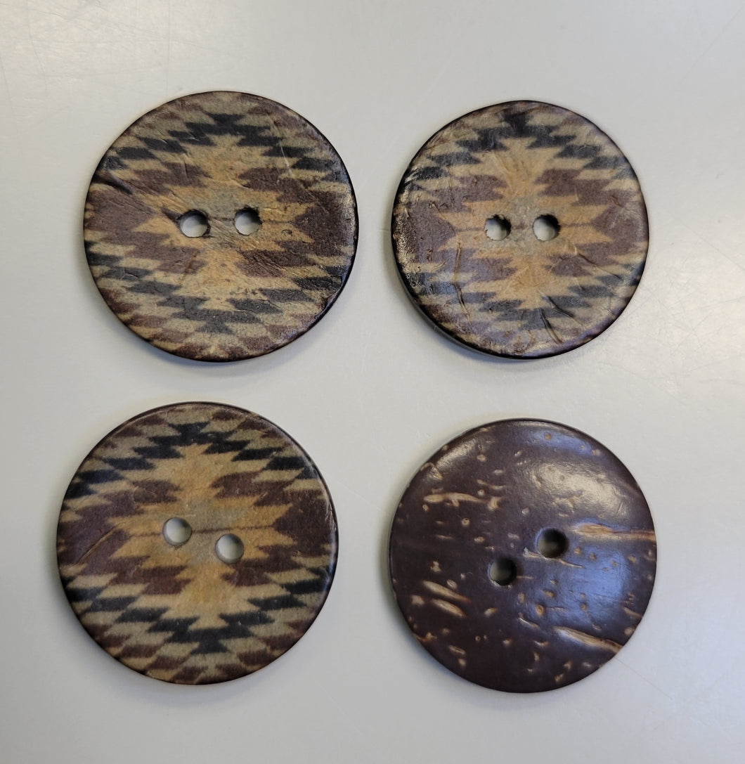 Coconut Diamonds Button