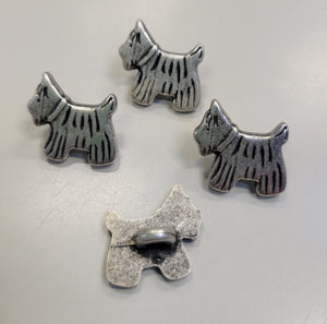 Pewter Animal Buttons