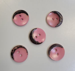 Corozo Crescent Button