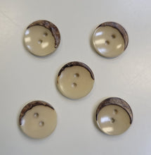 Corozo Crescent Button