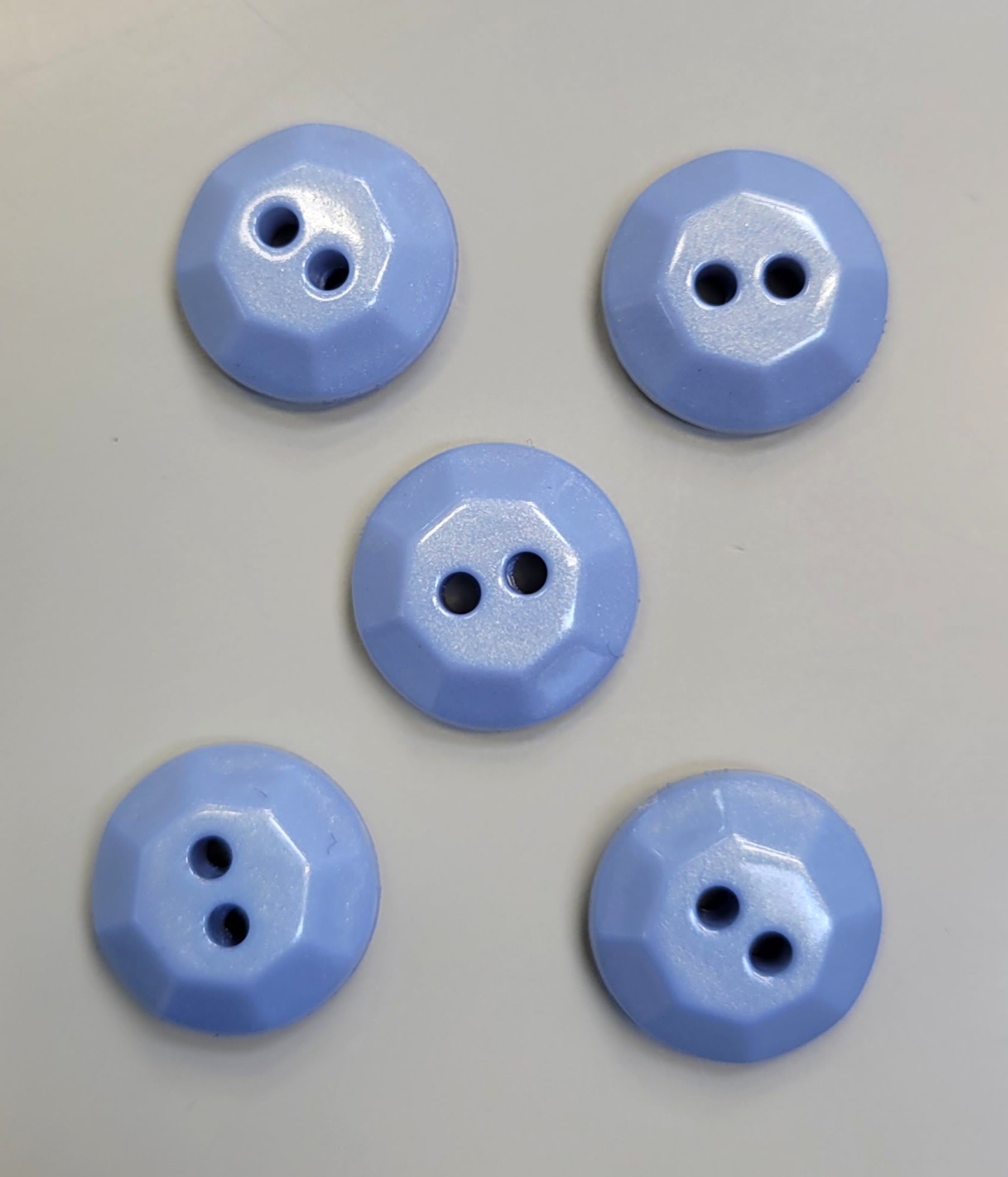 Blue Button Octagon Octagon Button – Needles 'n Pins Yarn Shoppe