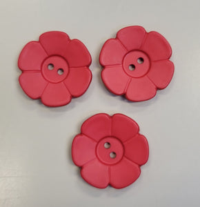 Large Flower Button