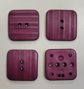 Square Buttons w/ Design