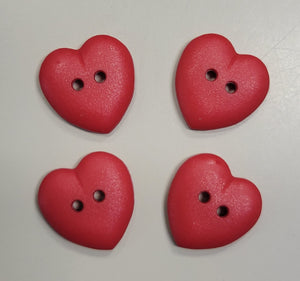 Raised Heart Button
