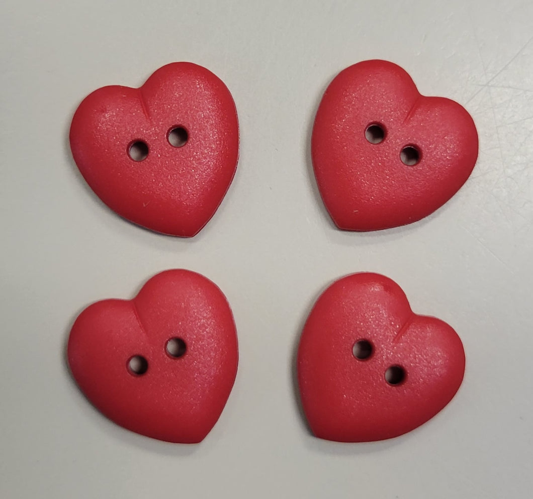 Raised Heart Button